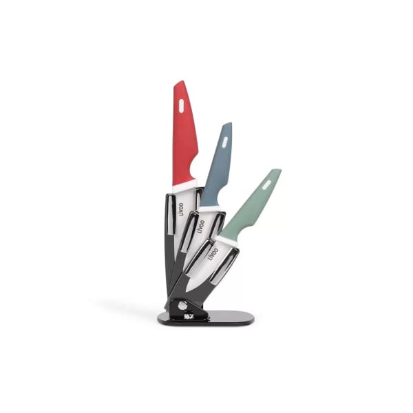 Bloc 3 Couteaux LIVOO Céramique avec Support (MEC135) Bloc 3 Couteaux LIVOO Céramique avec Support (MEC135)